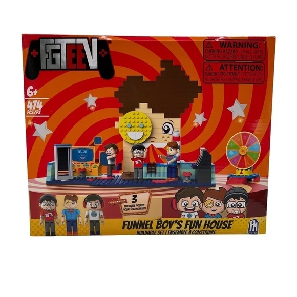 NWT FGTeeV Funnel Boy’s Construction Fun House Deluxe Buildable Set - Picture 2 of 2
